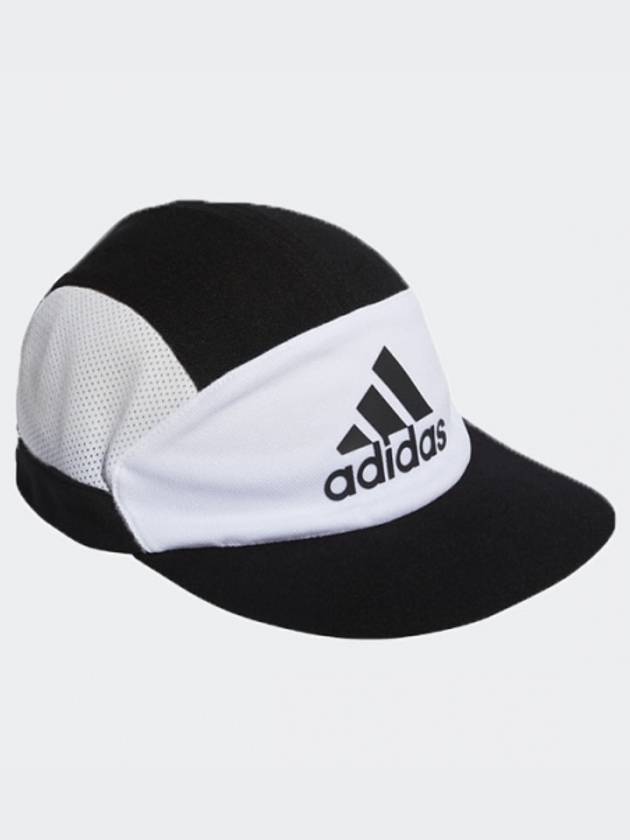 01 ED1644 Performance STC Double Knit Poly Cap Black White - ADIDAS - BALAAN 1