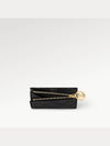 Lisa Monogram Leather Half Wallet Black - LOUIS VUITTON - BALAAN 4