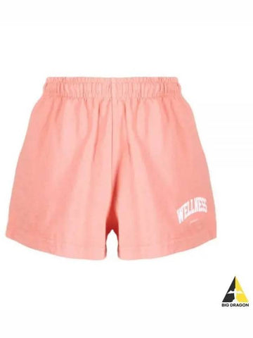 SALMONwhite SH884 Wellness Club Shorts - SPORTY & RICH - BALAAN 1