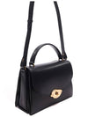 Lana Top Handle Shoulder Bag Black - MULBERRY - BALAAN 4