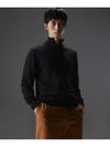 Kiyan Quarter Zip Turtleneck Knit Top Black - J.LINDEBERG - BALAAN 3