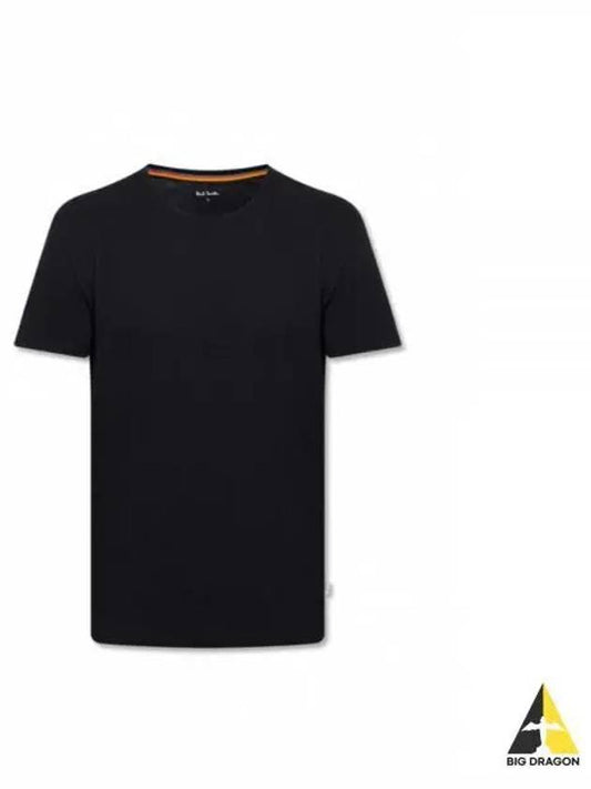 Organic Cotton Short Sleeve T Shirt Black M1A2381 AU882 - PAUL SMITH - BALAAN 1