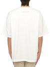 Graphic Print Cotton Short Sleeve T-Shirt White - MAISON MIHARA YASUHIRO - BALAAN 4