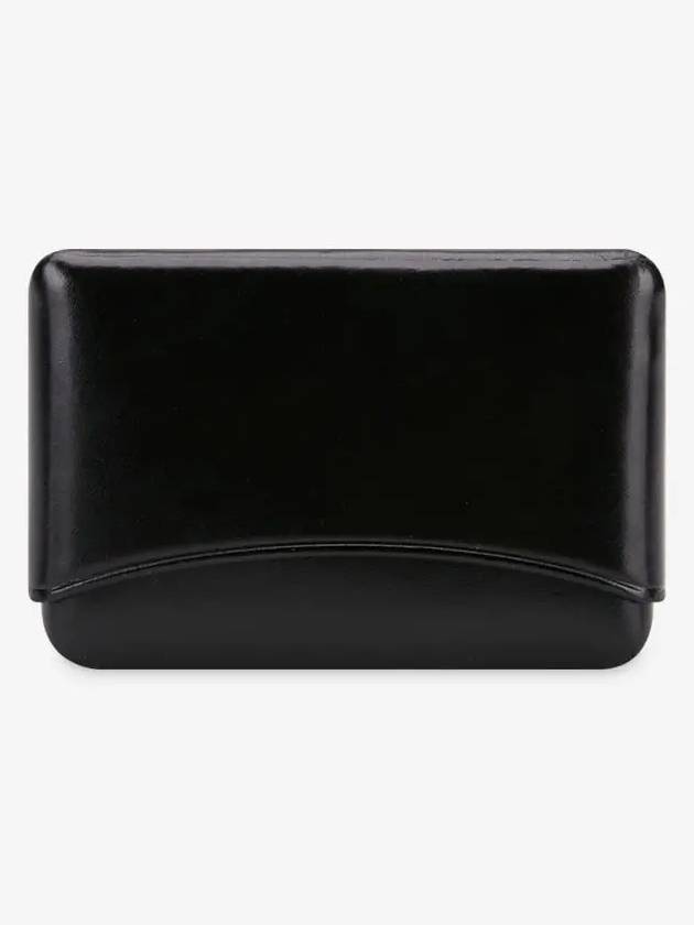 Molded Logo Card Wallet Black - LEMAIRE - BALAAN 3