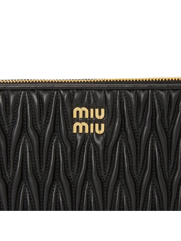 Materasse Nappa Leather Clutch Bag Black - MIU MIU - BALAAN 8