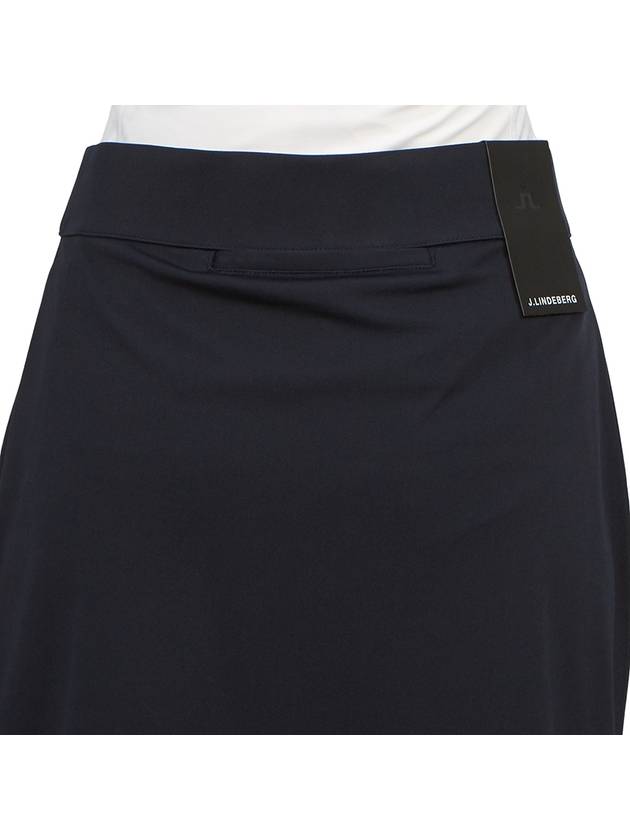 Thea Pleated Mini Skirt Navy - J.LINDEBERG - BALAAN 7