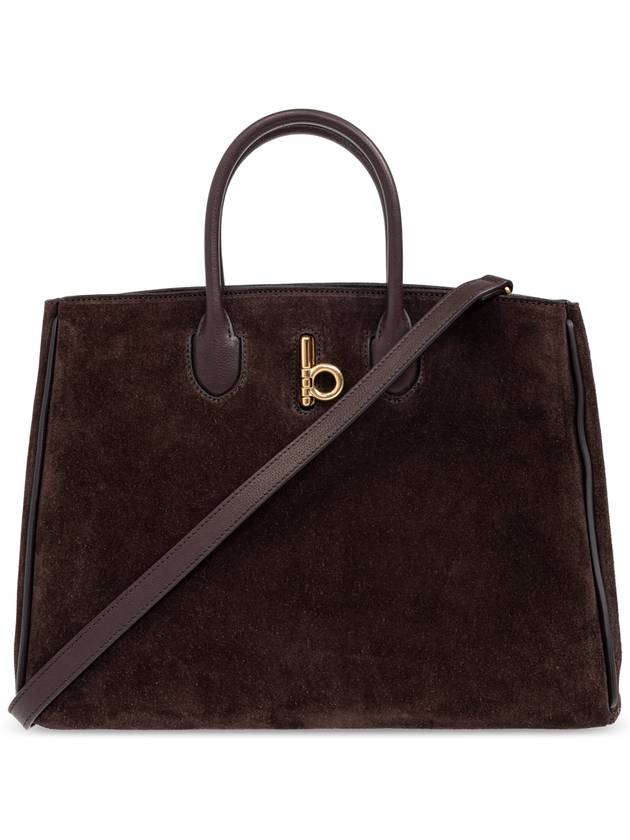 Rocking Horse Small Tote Bag Dark Brown - BURBERRY - BALAAN 2