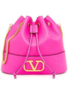 V Logo Mini Bucket P0T83HPF UWT Women's Chain Shoulder Bag - VALENTINO - BALAAN 1