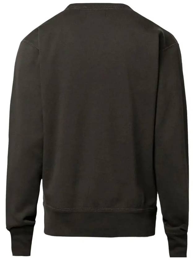 Mike Logo Cotton Sweatshirt Faded Black - ISABEL MARANT - BALAAN 4