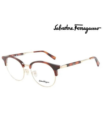 Ferragamo Glasses Frame SF2841K 271 Round Men Women - SALVATORE FERRAGAMO - BALAAN 1