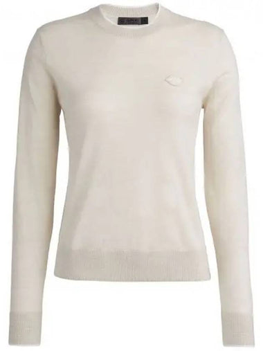 G FORE MOTHER GOLFER MERINO WOOL CREWNECK SWEATER G4LF23S600b STNH Women s - G/FORE - BALAAN 1