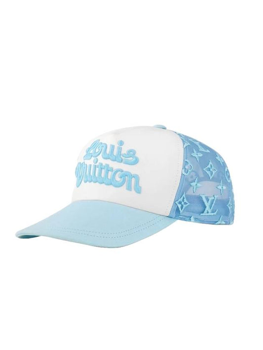 Messi Signature Ball Cap Blue - LOUIS VUITTON - BALAAN 1