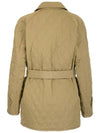 Women's Kemble Diamond Quilted Jacket Beige - BURBERRY - BALAAN.