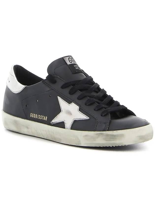 Superstar White Tab Sneakers Black - GOLDEN GOOSE - BALAAN 4