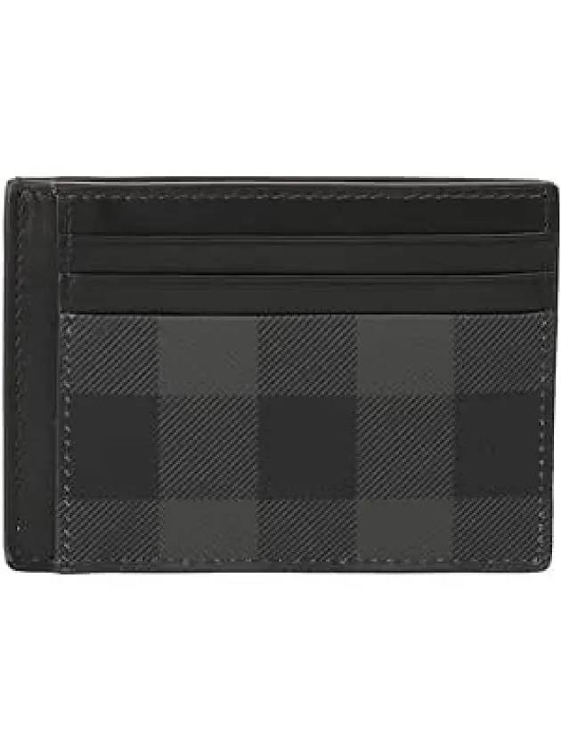 Check Money Clip Card Wallet Grey - BURBERRY - BALAAN 2