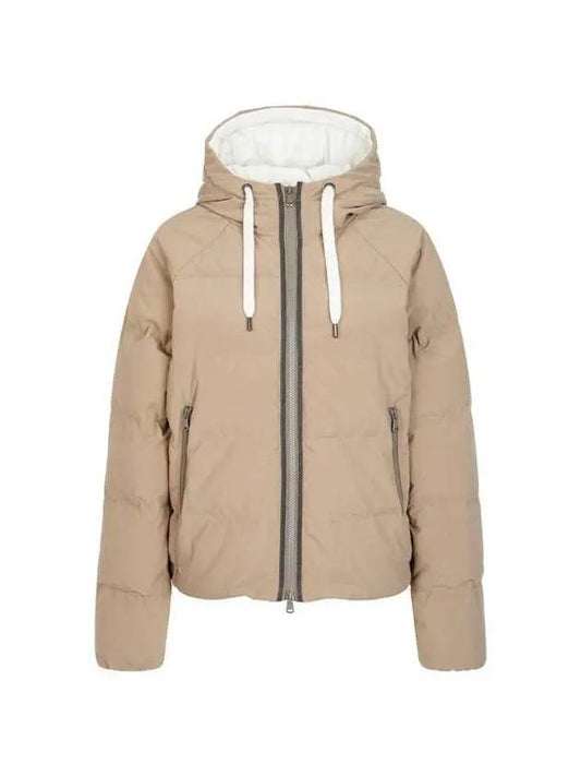 City Village 8th Anniversary 10 e Point 9 8 Women s Monili Line Goose Down Padded Jacket Brown 270875 - BRUNELLO CUCINELLI - BALAAN 1