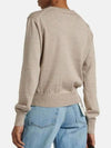 De Coeur Wool Knit Top Beige - AMI - BALAAN 3