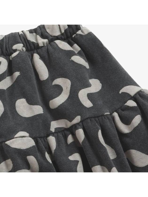 Kids All Over Fleece Skirt Black 221AC107 905 - BOBO CHOSES - BALAAN 4