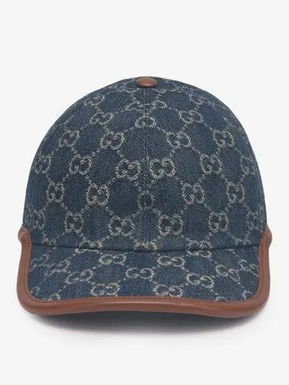 GG Denim Ball Cap Blue - GUCCI - BALAAN 2