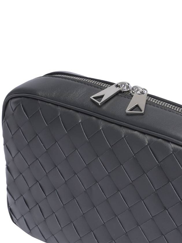 Intrecciato Camera Small Cross Bag Grey - BOTTEGA VENETA - BALAAN 5