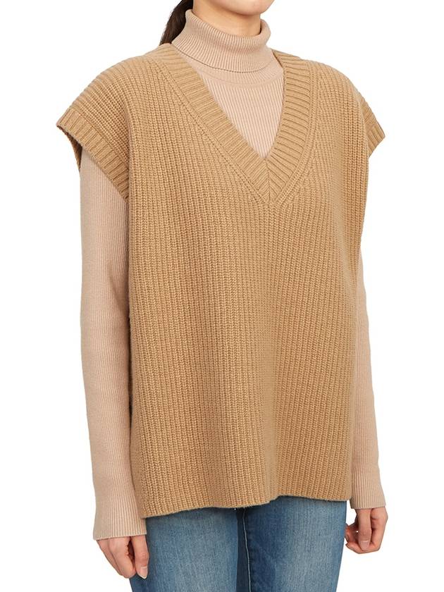 Ala Knit Vest Camel - MAX MARA - BALAAN 4