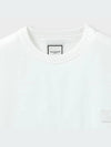 Luminous Back Logo Short Sleeve T-Shirt White - WOOYOUNGMI - BALAAN 4