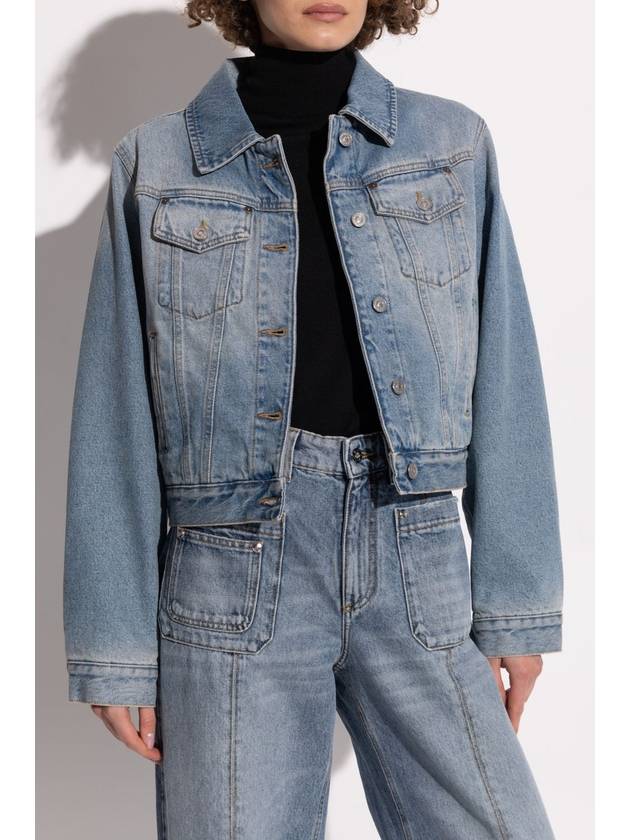 Victoria Beckham Denim Jacket, Women's, Blue - VICTORIA BECKHAM - BALAAN 3