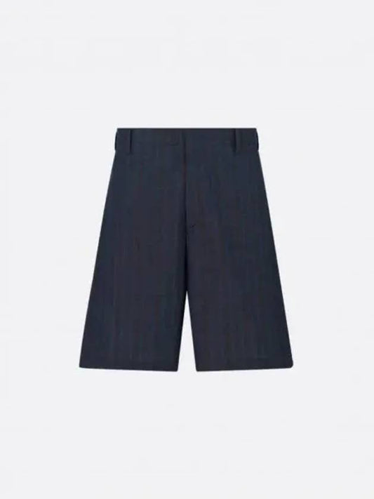 Regular fit tailored Bermuda shorts 493C181A6214 C580 - DIOR - BALAAN 1