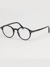 Blue light blocking glasses frame TF5867B 001 round fashion horn rim safety glasses round frame - TOM FORD - BALAAN 1