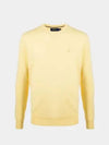 Classic Crew Neck Wool Knit Top Yellow - POLO RALPH LAUREN - BALAAN 2