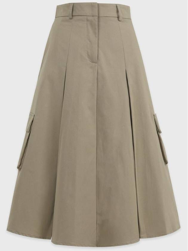 Wise pleated cargo long skirt - MICANE - BALAAN 4