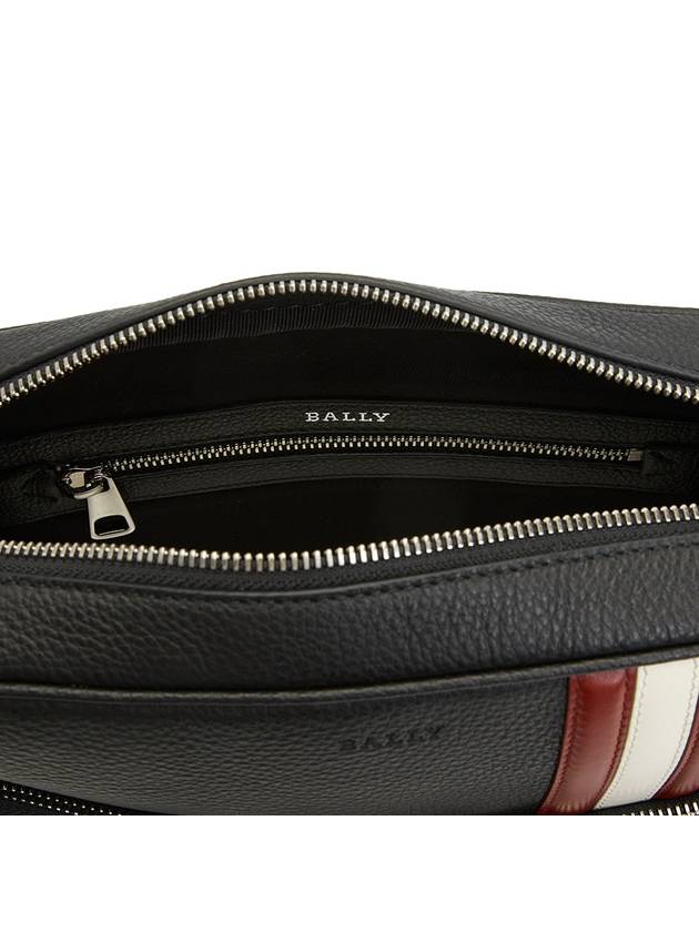 Men's Sorel Leather Cross Bag Black - BALLY - BALAAN 10