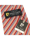 Pierre Cardin 100 silk red striped pattern tie - ETC - BALAAN 6