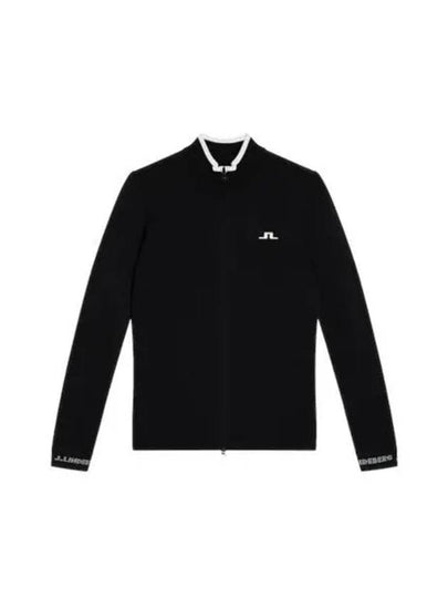 Almaida Full Zip Knit Top Black - J.LINDEBERG - BALAAN 2