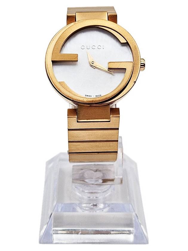 Gucci 133515 Interlocking GG Mother of Pearl 29MM Metal Women s Watch - GUCCI - BALAAN 3