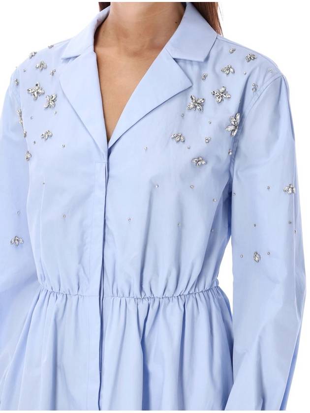 Self-Portrait Embellished Mini Shirt Dress - SELF PORTRAIT - BALAAN 3