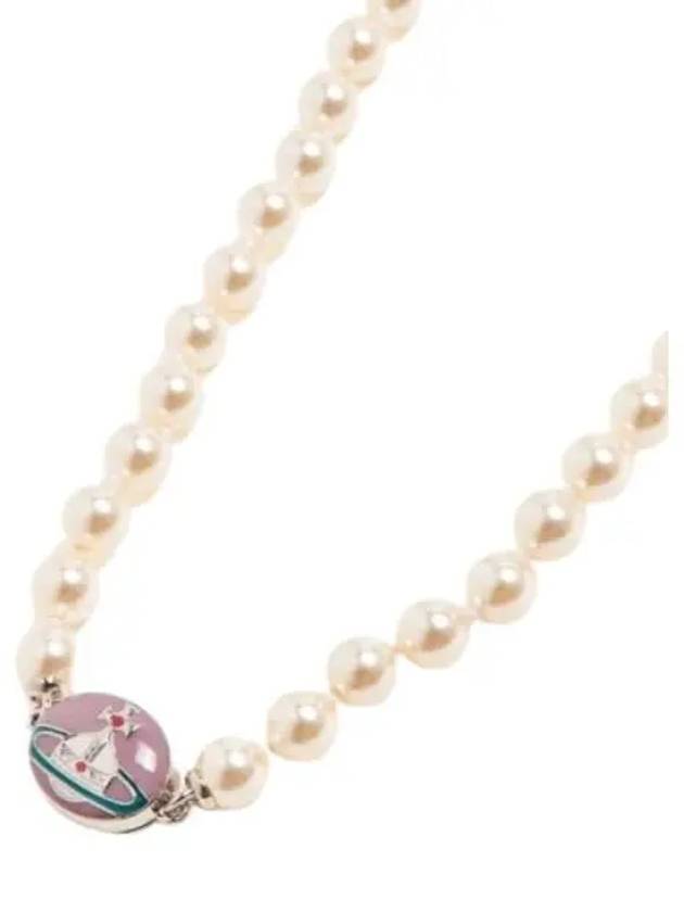 Loelia Pendant Pearl Necklace Ivory - VIVIENNE WESTWOOD - BALAAN 2