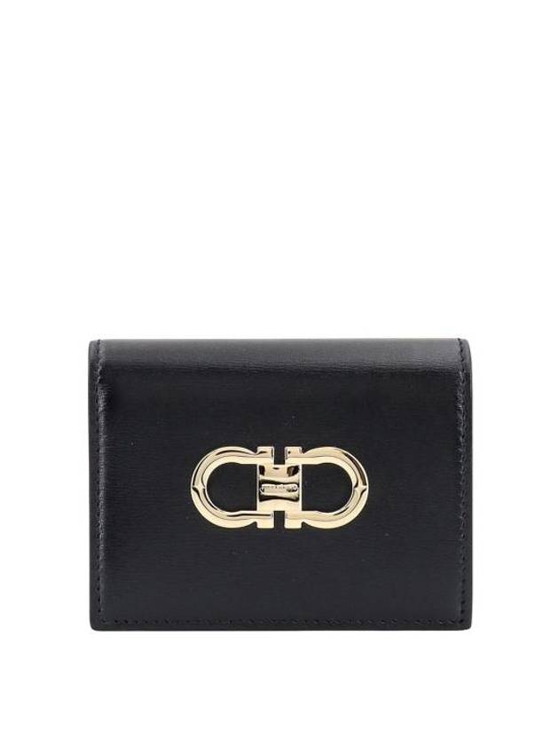 Half Wallet 220627 770769 Black - SALVATORE FERRAGAMO - BALAAN 1