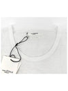 Koldi Logo Linen Short Sleeve T-Shirt White - ISABEL MARANT ETOILE - BALAAN 7