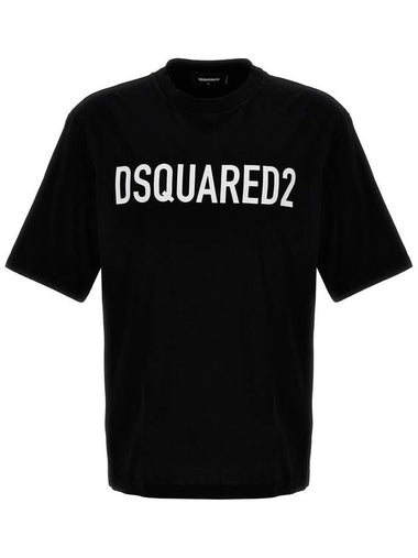 DSQUARED2 Logo Print T-Shirt - DSQUARED2 - BALAAN 1