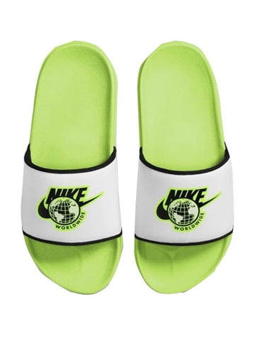 off court slippers green - NIKE - BALAAN.