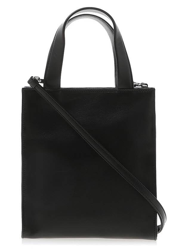 Triangle Logo Pocket Tote Bag Black - PRADA - BALAAN 4