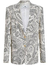 Paisley Jacket Grey - ETRO - BALAAN 1