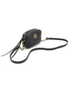 448065 Black Matelasse Chevron Gold Plated GG Marmont Mini Cross Bag - GUCCI - BALAAN 2