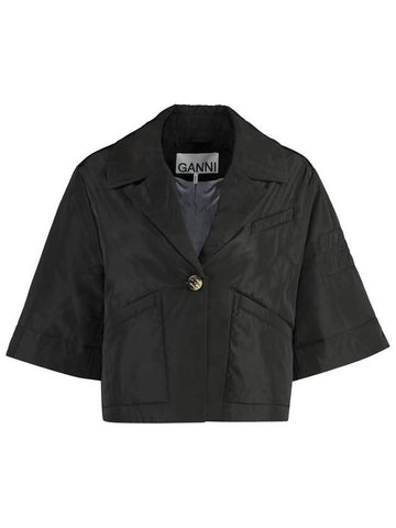 Ganni Nylon Jacket - GANNI - BALAAN 1