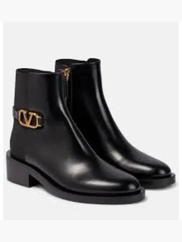 5W0S0CT1 PYH 0NO 5W2S0CT1 V logo signature ankle boots 1315077 - VALENTINO - BALAAN 1