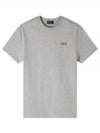 Wave Short Sleeve T-Shirt Heather Pale Grey - A.P.C. - BALAAN 2