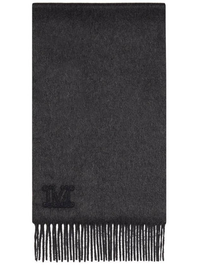 Women's Wsdalia Fringe Cashmere Muffler Dark Grey - MAX MARA - BALAAN 2