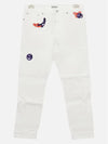 Kenny Sharp Slim Fit Jeans White - DIOR - BALAAN.