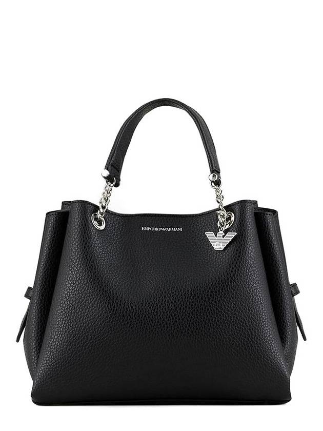 Eagle Charm Tote Bag Black - EMPORIO ARMANI - BALAAN 2